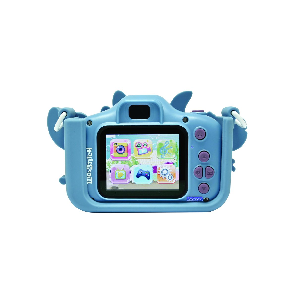 Camera pour enfants avec protection Stitch bleu, LEXIBOOK