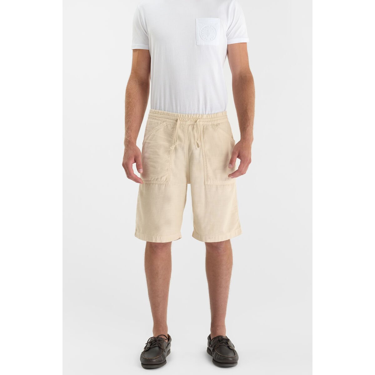 Bermuda short CERDA ivory, LE TEMPS DES CERISES