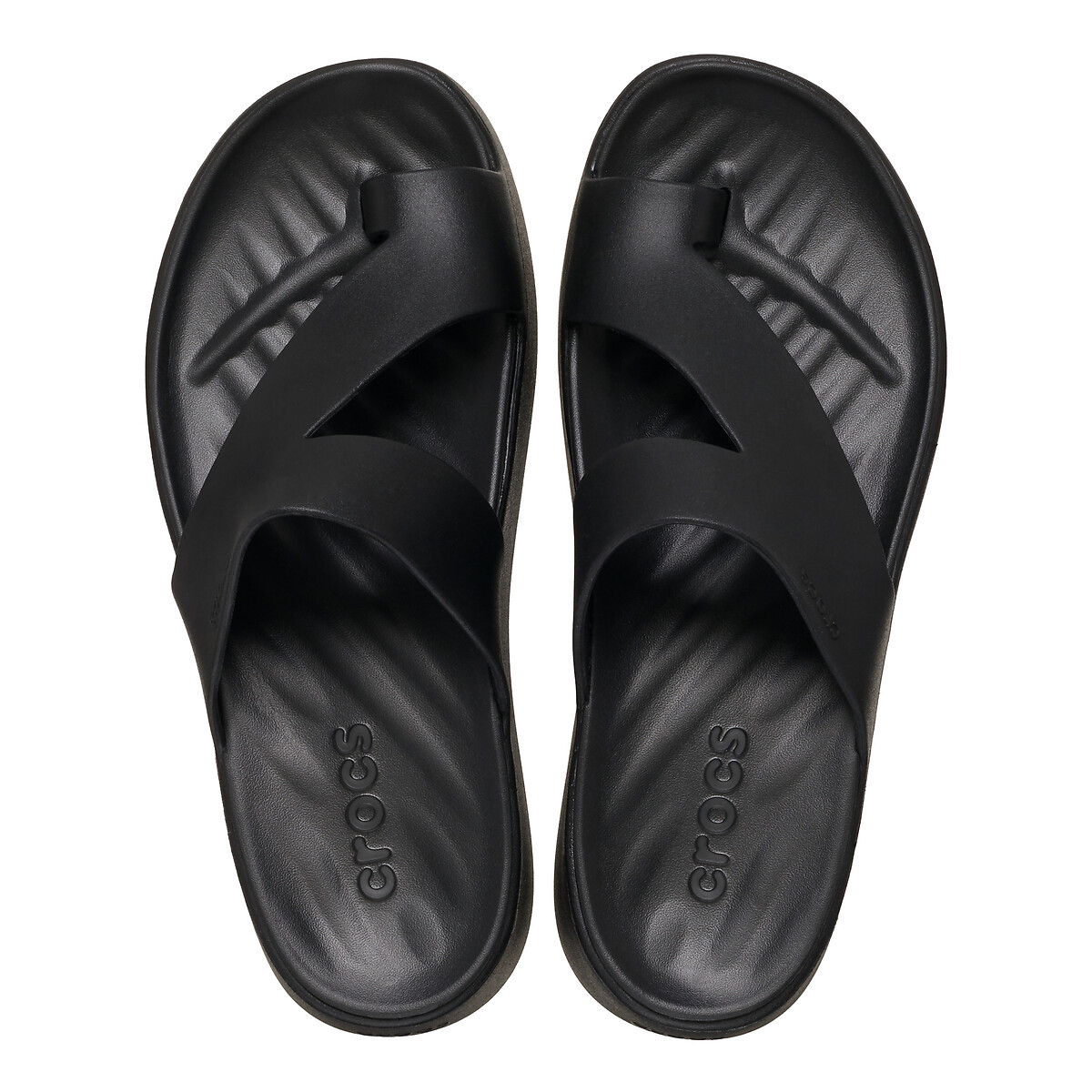 Tongs Getaway Toe Loop noir, CROCS