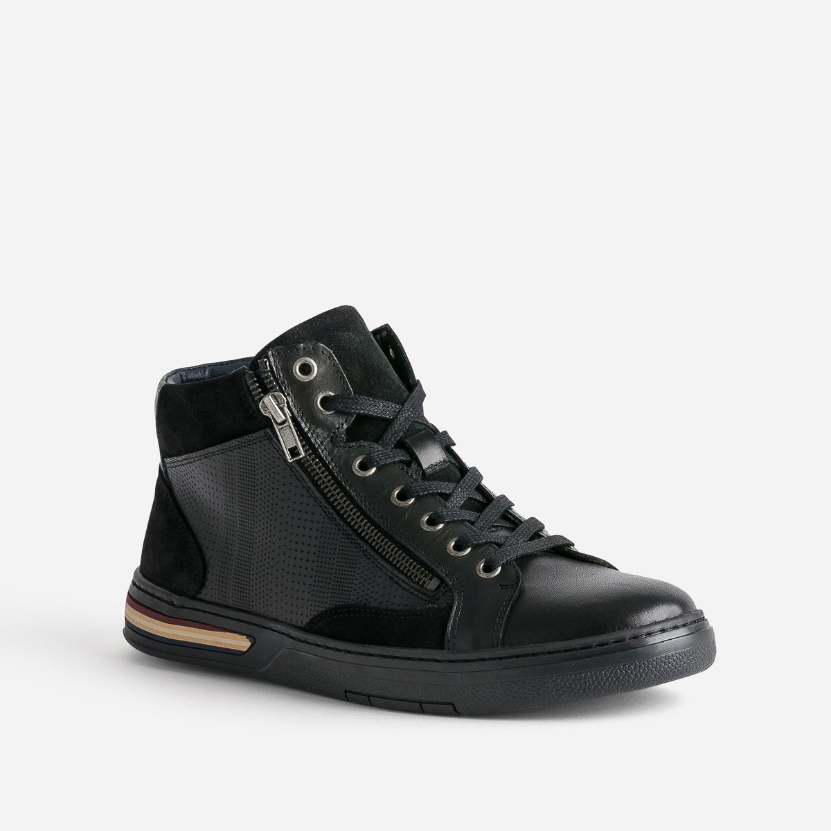 Basket en cuir DIDIER noir, ERAM