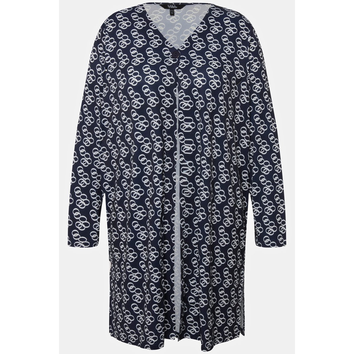 Veste en jersey, motif à rayures marine, ULLA POPKEN