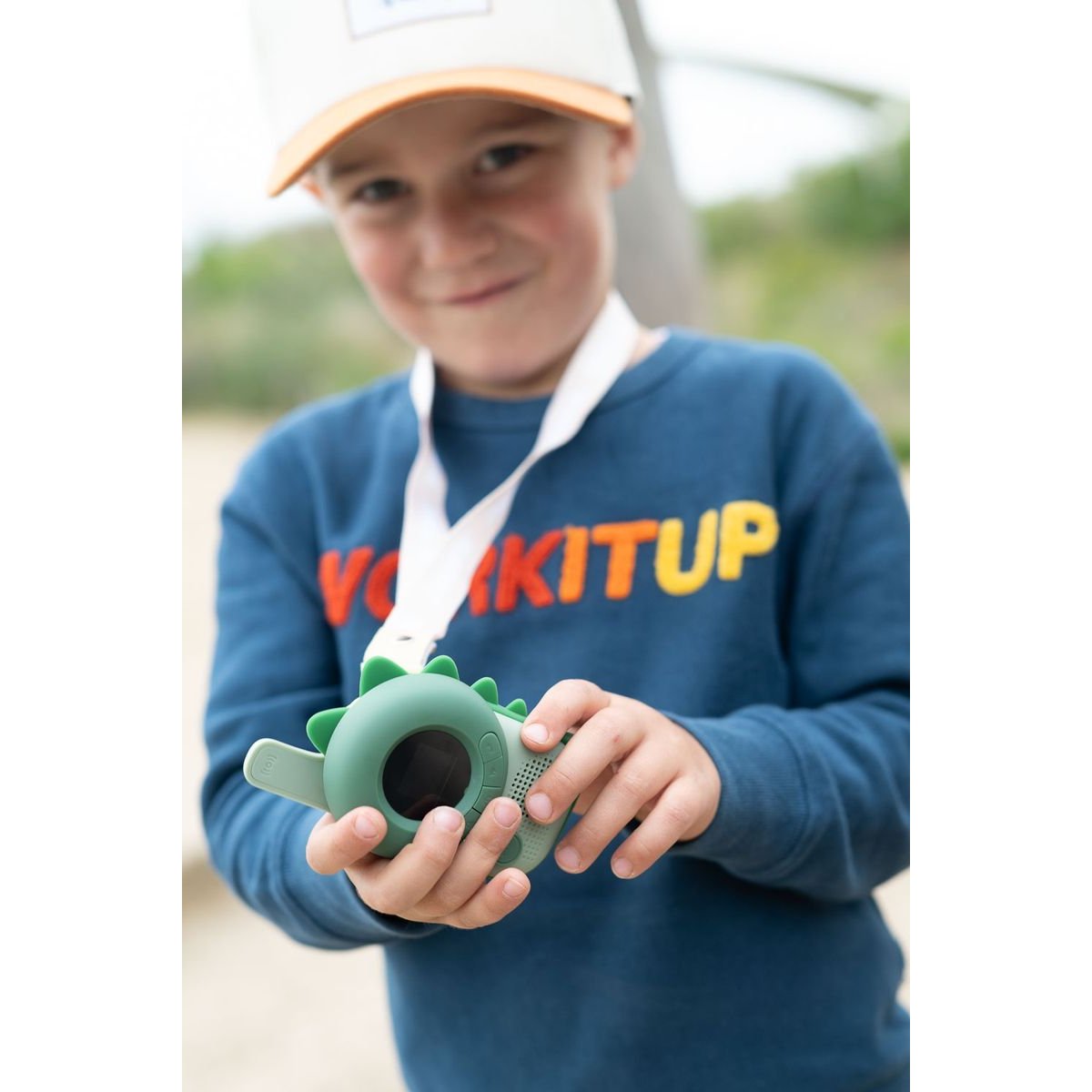 Talkie walkie DINO vert foncé, THE ZOOFAMILY