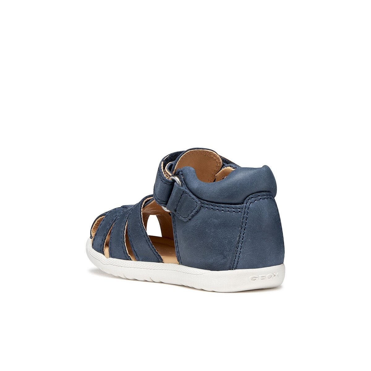 Sandales en cuir MACCHIA, premiers pas bleu marine, GEOX