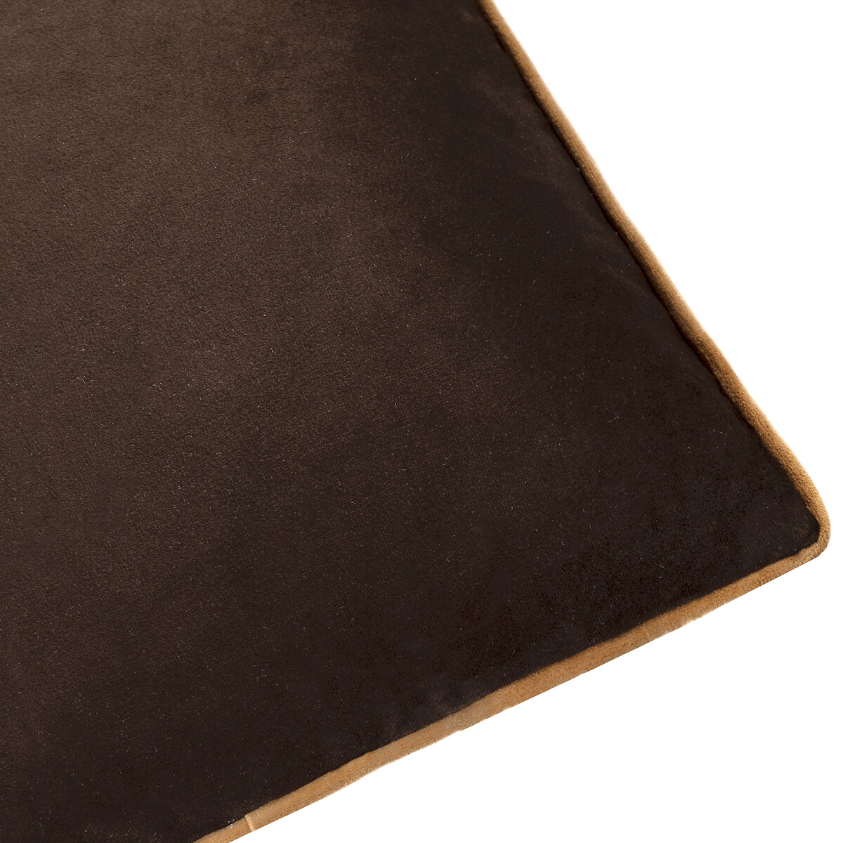 Meridian Velvet Cushion chocolate, FURN.