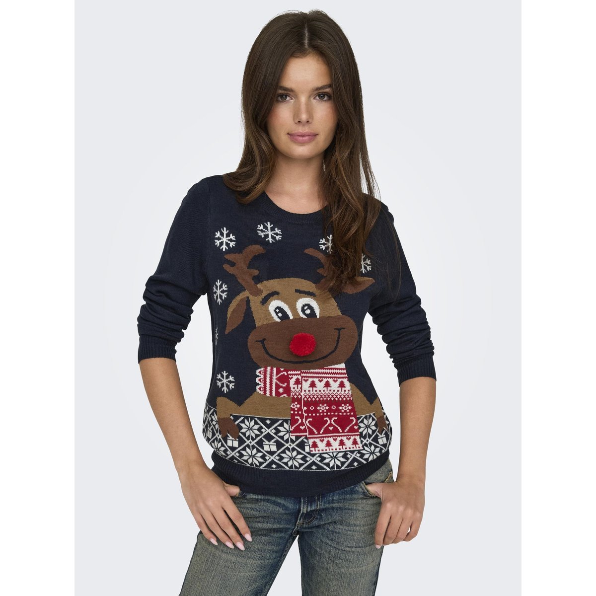 ONLXMAS Pull en maille Pull en maille night sky 1, ONLY