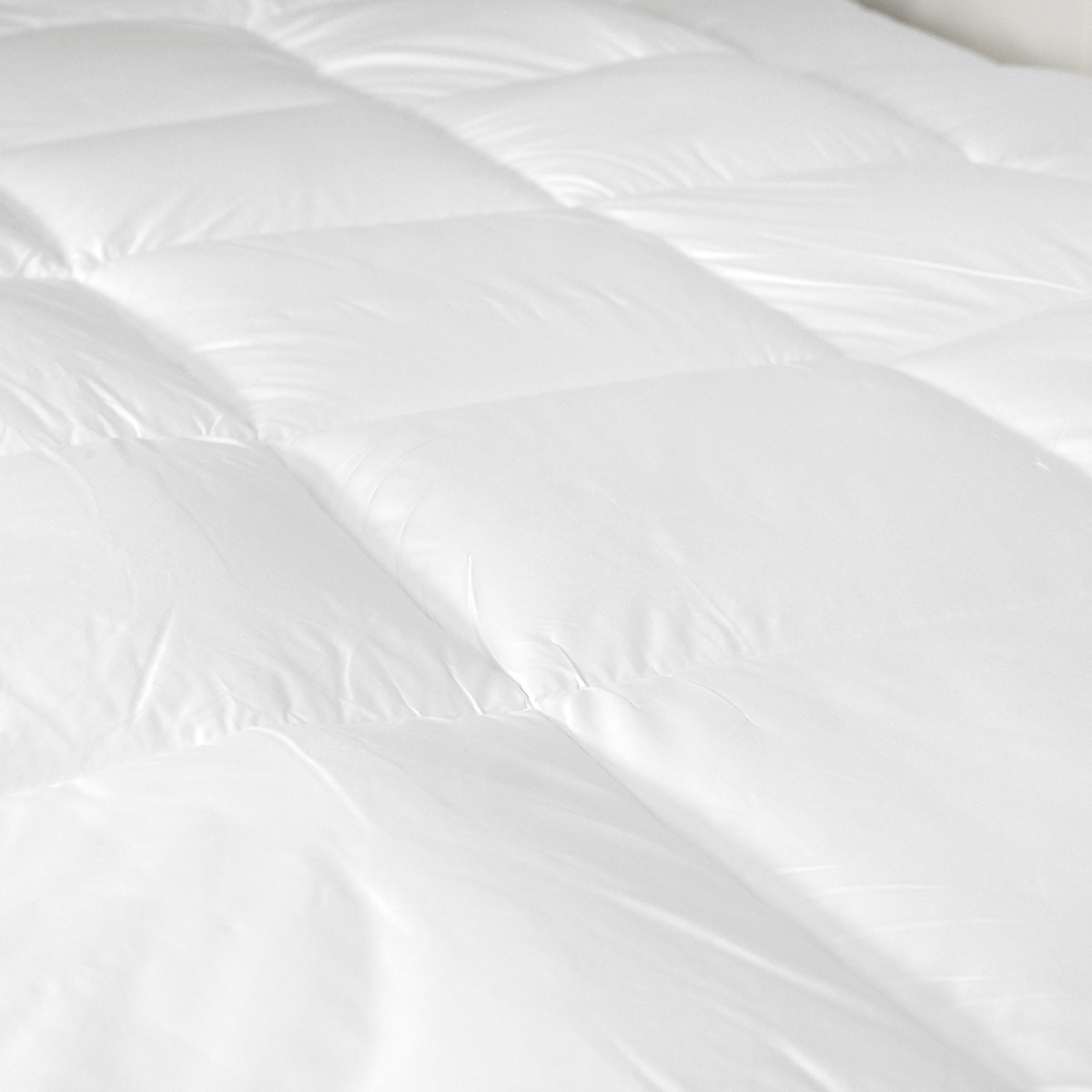 Surmatelas de confort 5 cm percale de coton 1100 g/m² COZY CONFORT blanc, SENSEI MAISON