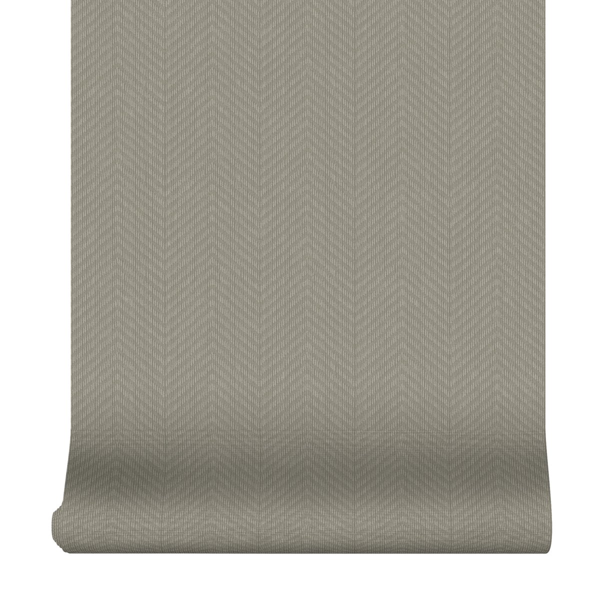 Papier peint Chevrons effet tissé beige grisé, VTWONEN