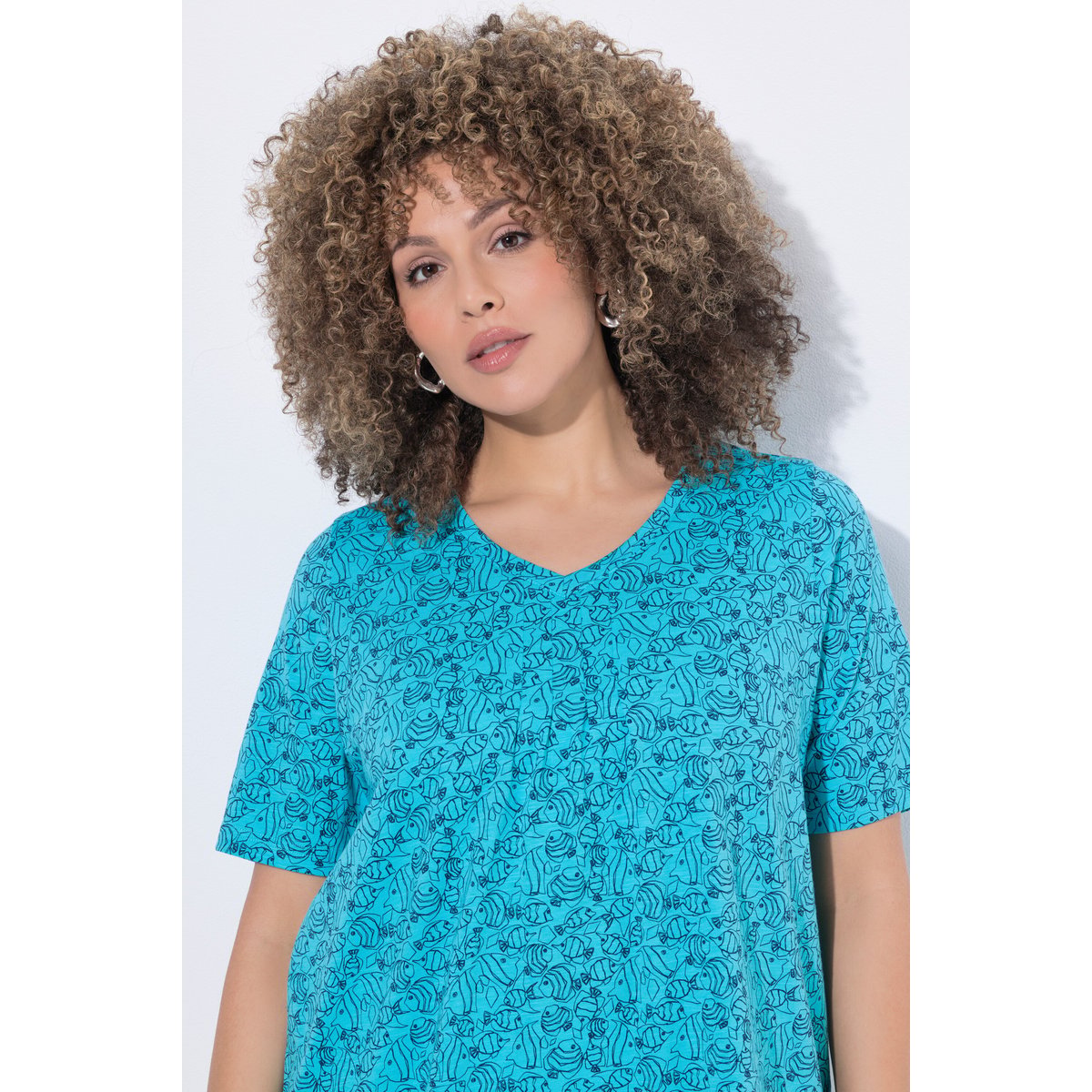 T-shirt aqua foncé, ULLA POPKEN