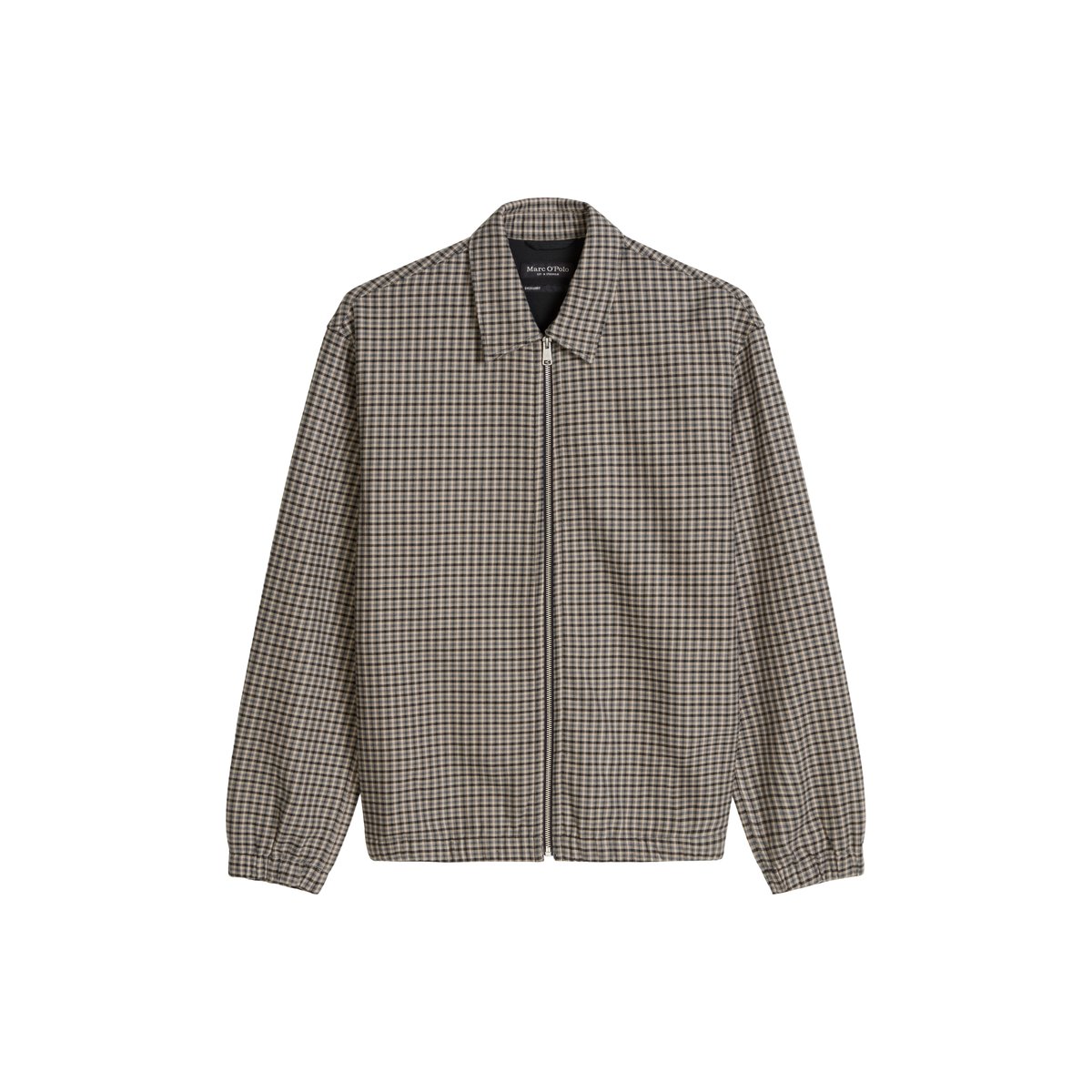Surchemise oversize en twill de coton bio double épaisseur marron, MARC O'POLO