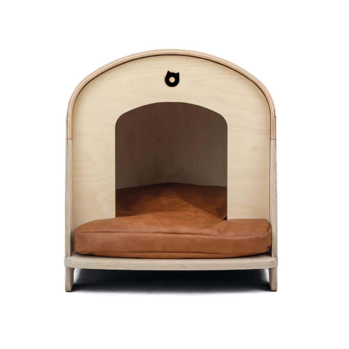 Niche en bois pour chat et chien Nook beige, MAMAPETZ
