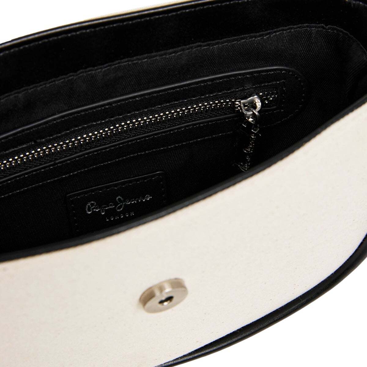 Sac Bandoulière Combiné Avec Rabat noir, PEPE JEANS