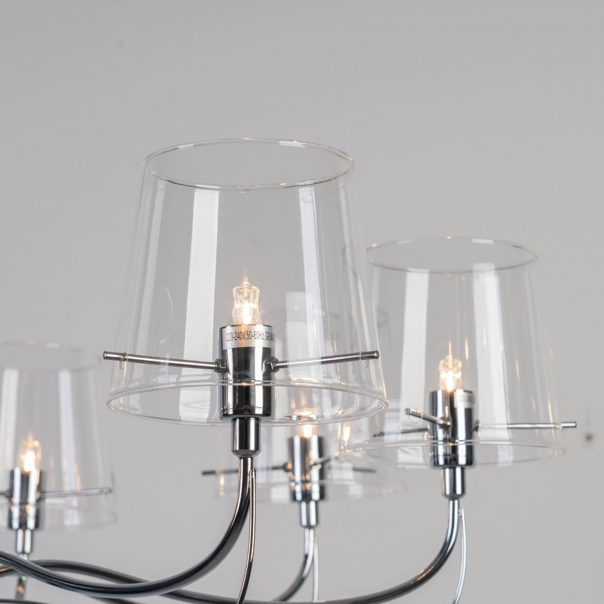 Lustre majestueux et minimaliste - MATANE transparent, KOSILUM