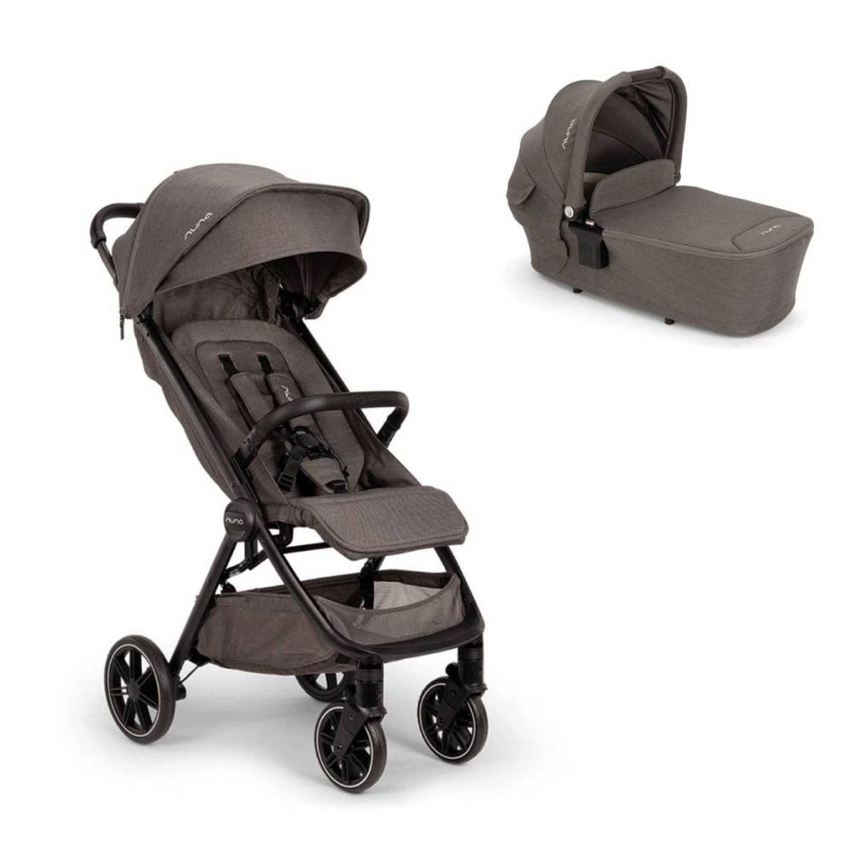Poussette duo TRVL lx + Nacelle LYTL Thunder couleur unique, NUNA