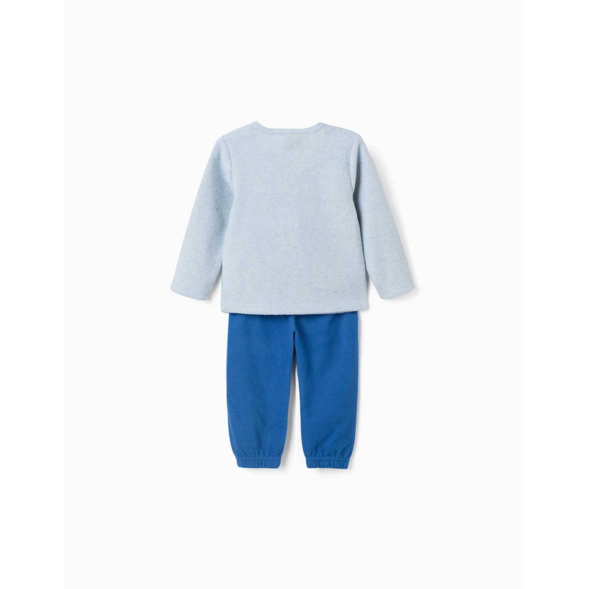 Pyjama en polaire avec broderie Mickey gris clair, ZIPPY