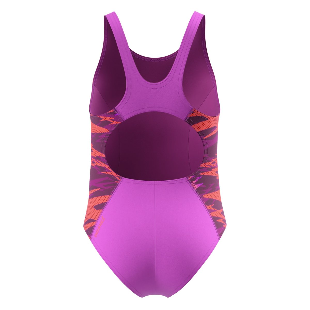 Maillot de bain 1 pièce dos nageur motif/style panneaux latéraux HYPERBOOM rose, SPEEDO