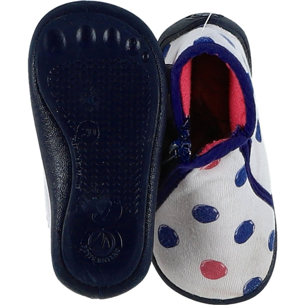 Chaussons - Très bon état blanc;bleu, PETIT BATEAU
