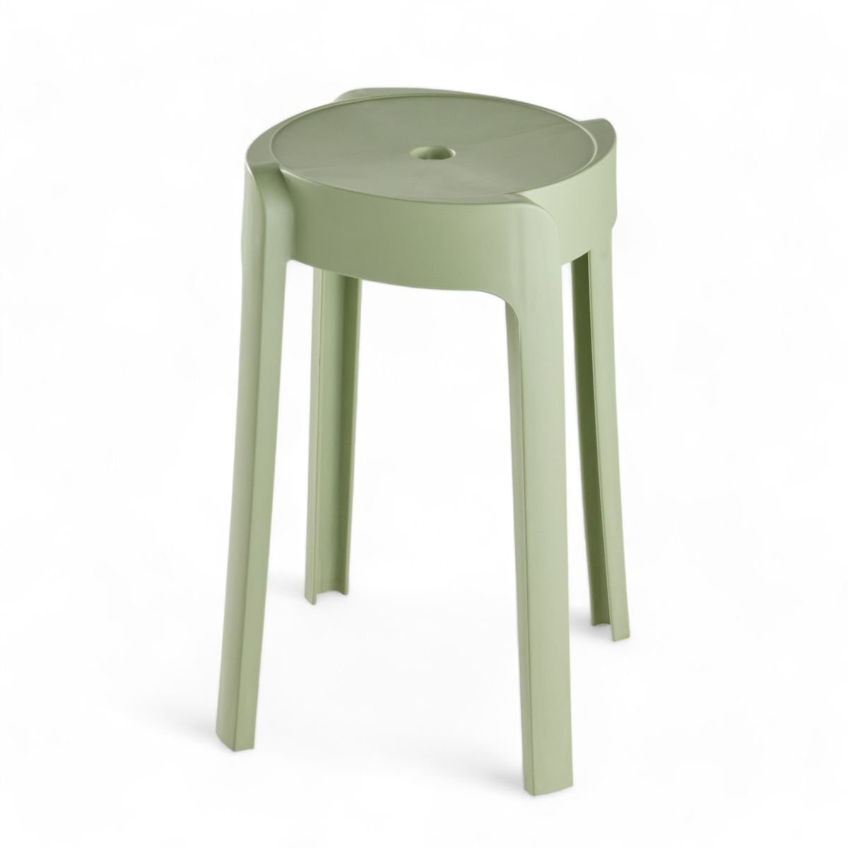 Tabouret empilable plastique EQUIPMENT vert, UTILITY