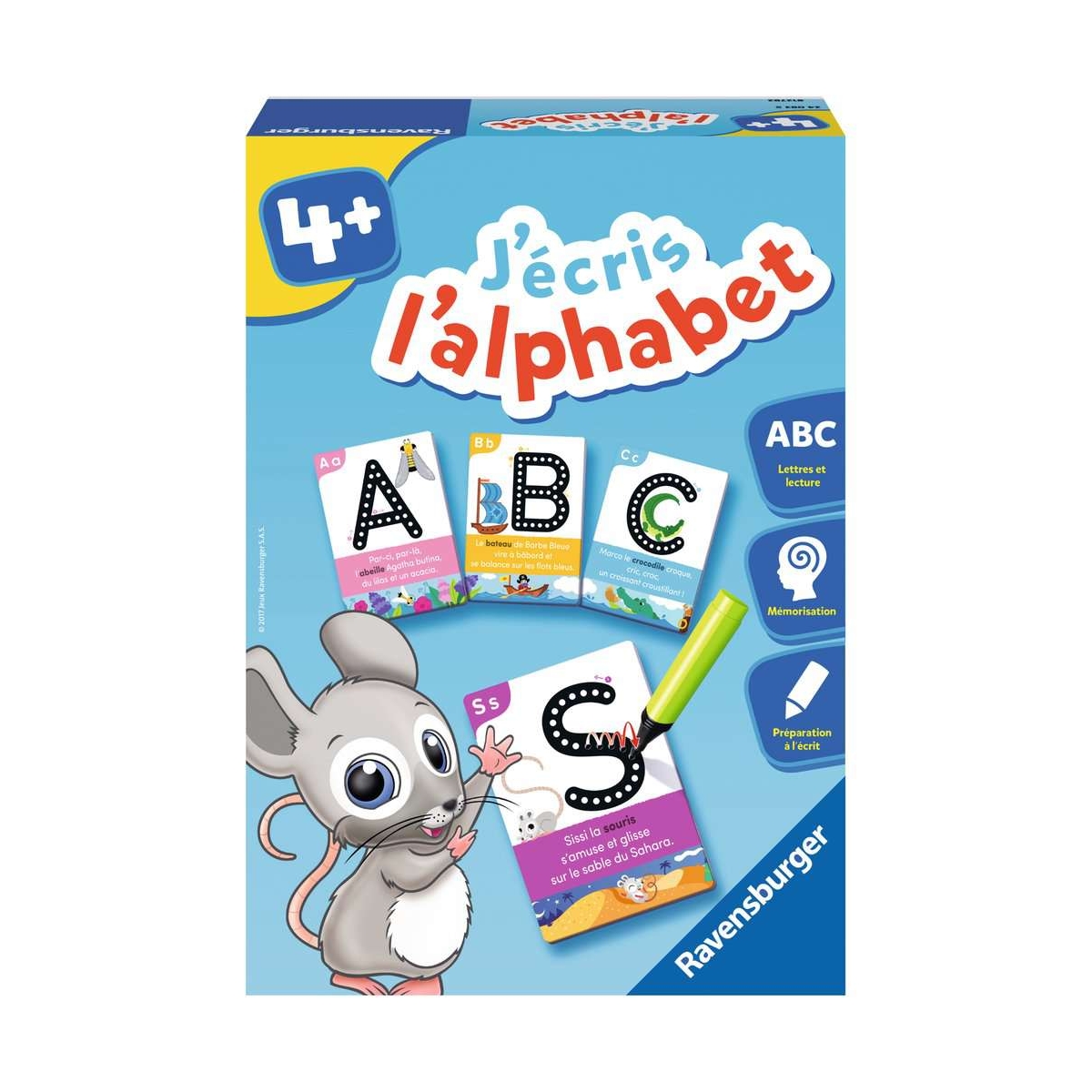 J ecris l alphabet Jeu educatif couleur unique, RAVENSBURGER