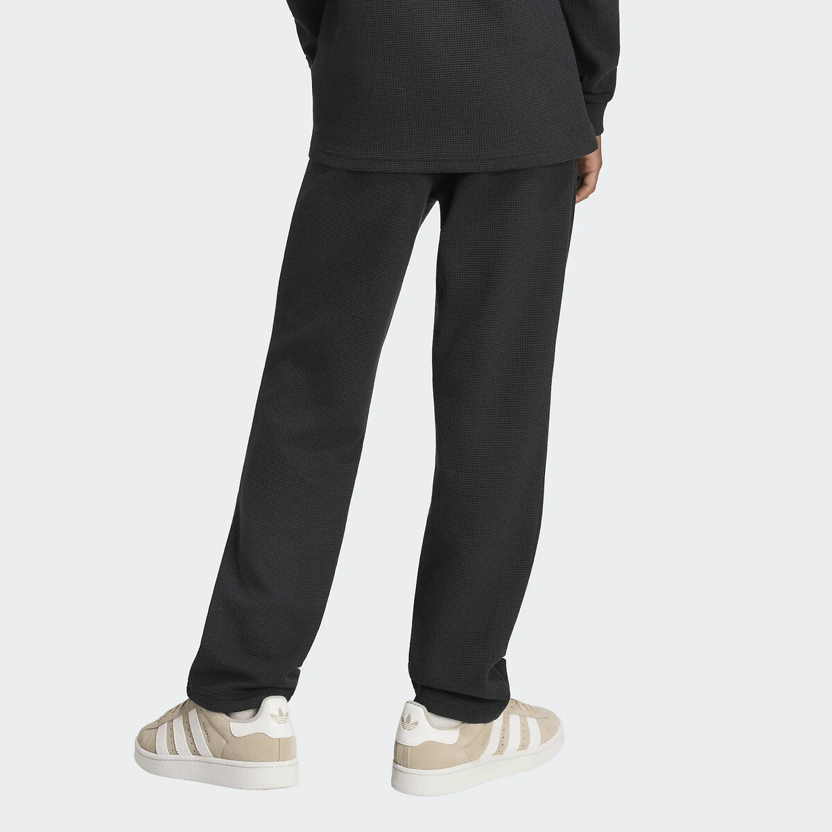 Trainingshose aus Waffelpiqué schwarz, adidas Originals