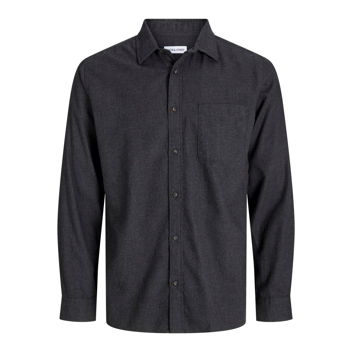 Chemise dark grey melange, JACK & JONES