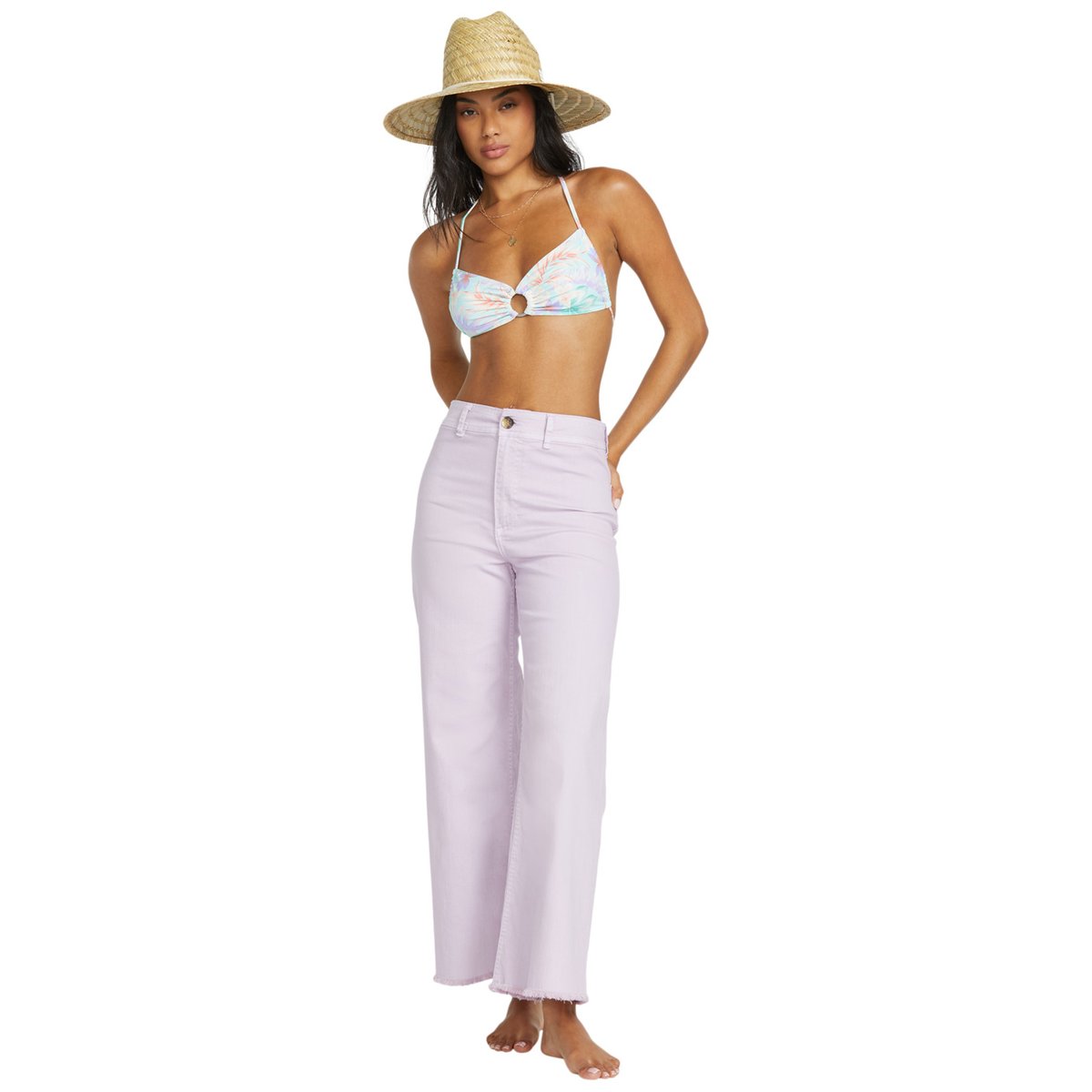 Pantalon à taille fixe FREE FALL violet amethyst smoke, BILLABONG