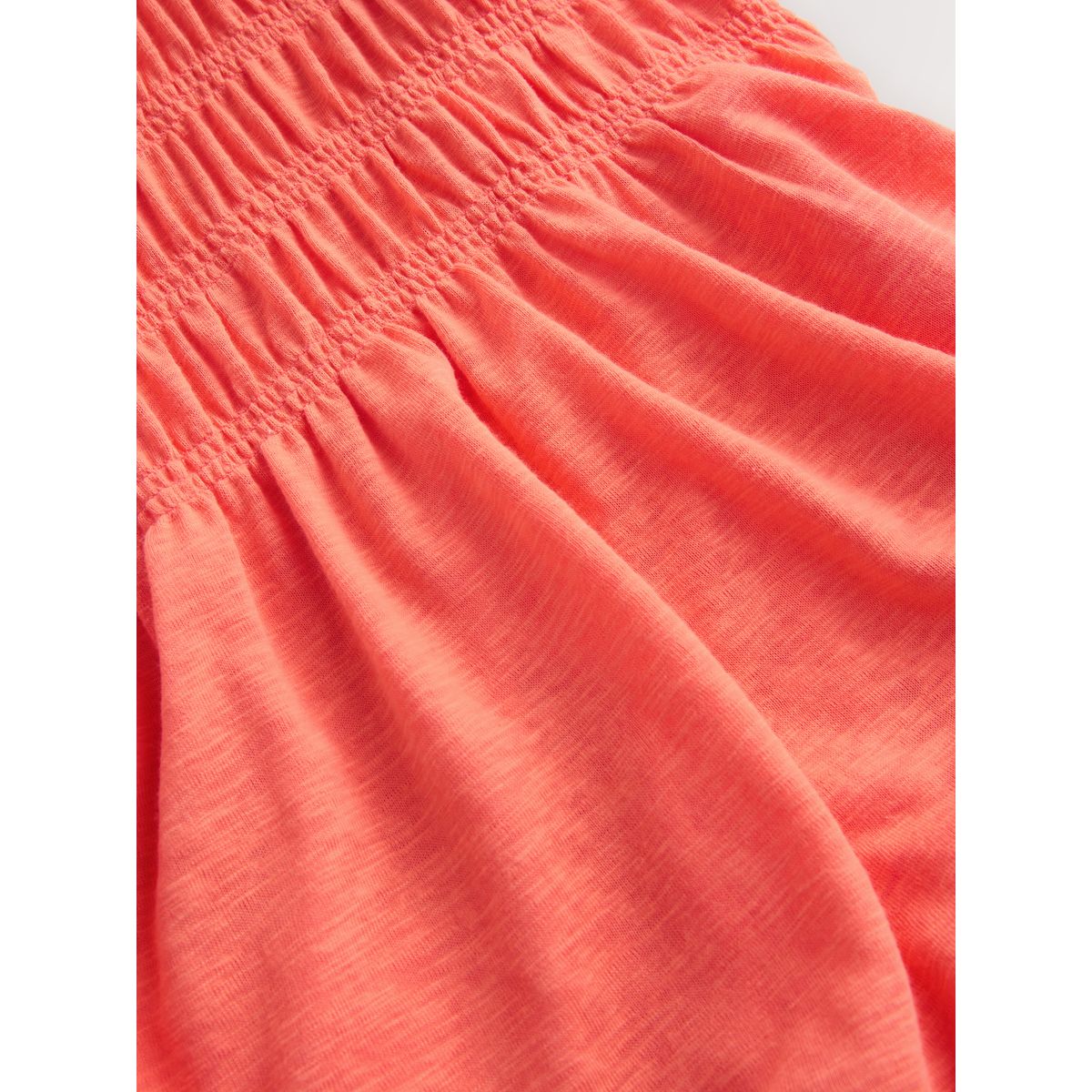 Robe t-shirt mi-longue à manches courtes orange corail, NEXT
