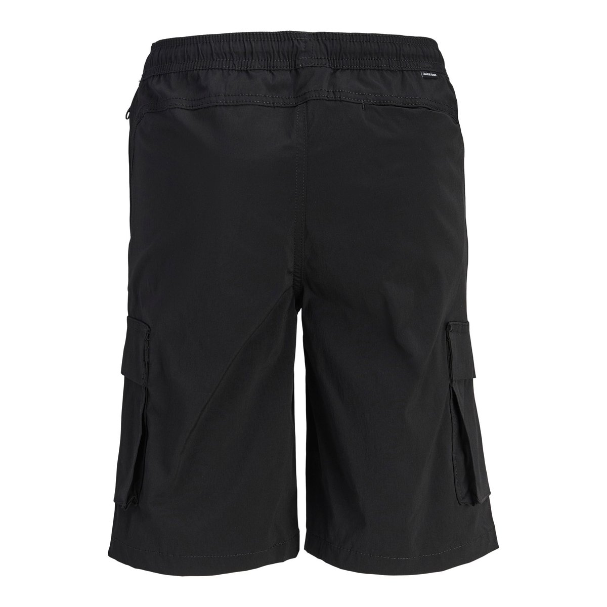 Short Cargo noire - black, JACK & JONES JUNIOR