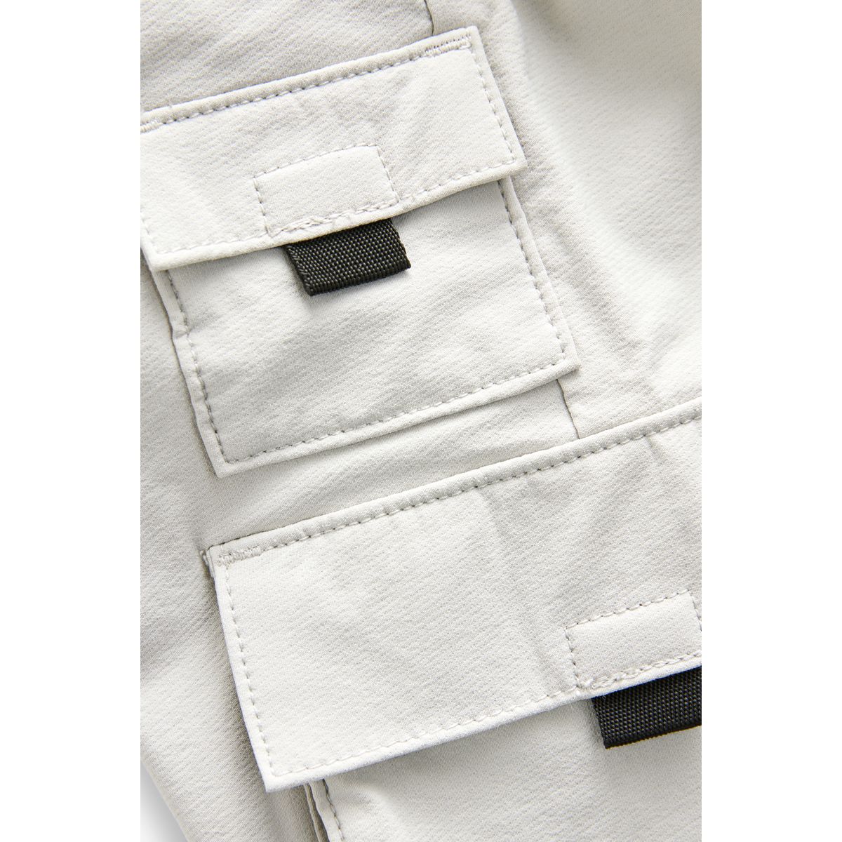 Pantalon cargo haut de gamme gris clair, NEXT