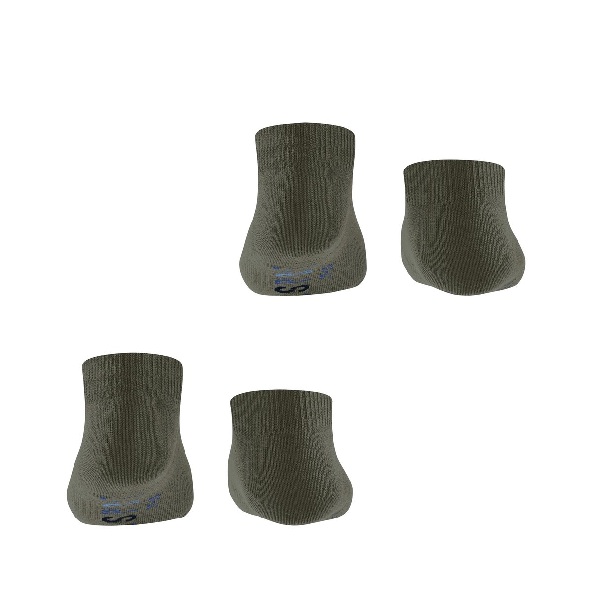 Socquettes Foot Logo 2-Pack Opaque thyme (7821), ESPRIT