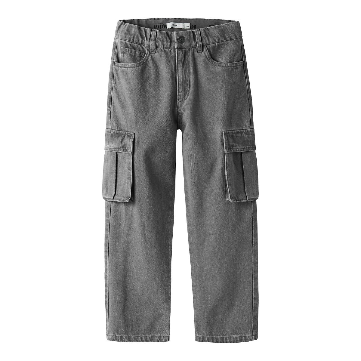 Jean droit 8-14 ans gris denim, NAME IT