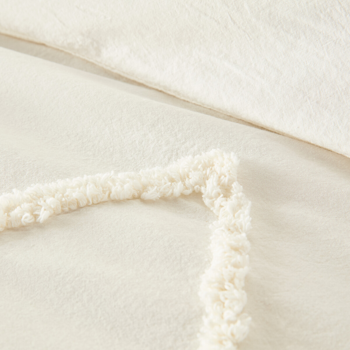 Housse de couette coton, Assa blanc cassé, LA REDOUTE INTERIEURS