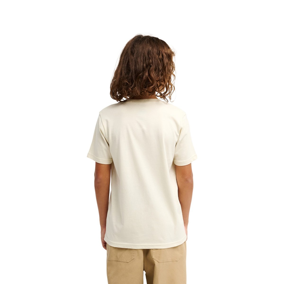 T-Shirt manches courtes EV VISTA LOGO beige bone white, QUIKSILVER
