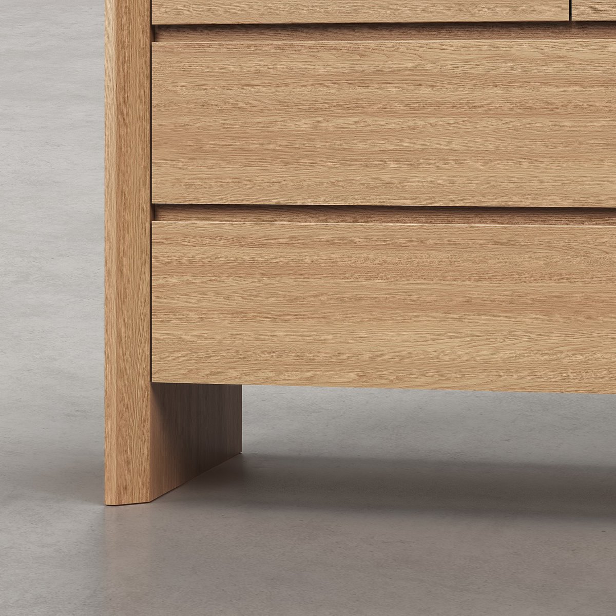 Commode chêne RAFAEL naturel clair, HABITAT