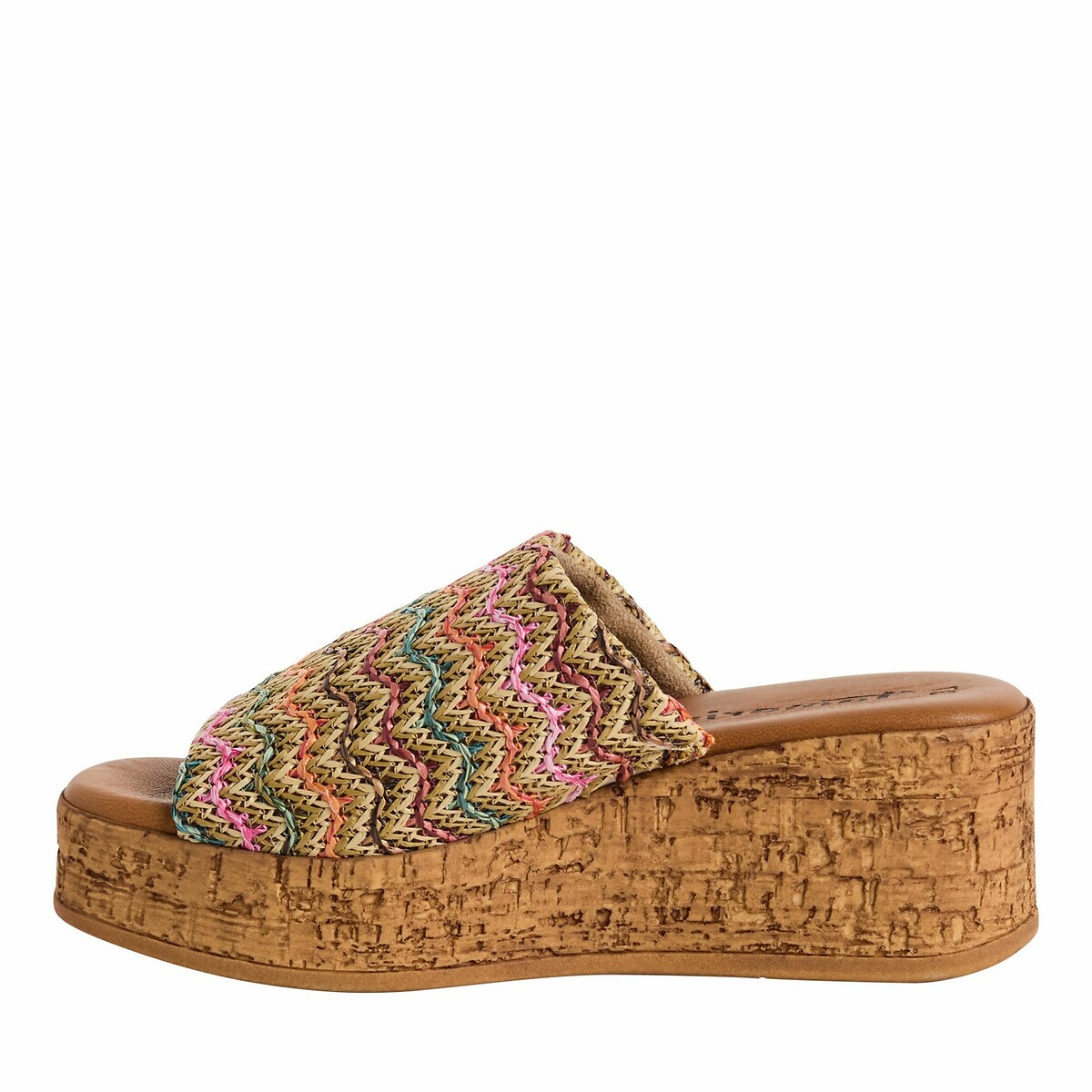 Platform Wedge Mules multi-coloured, TAMARIS