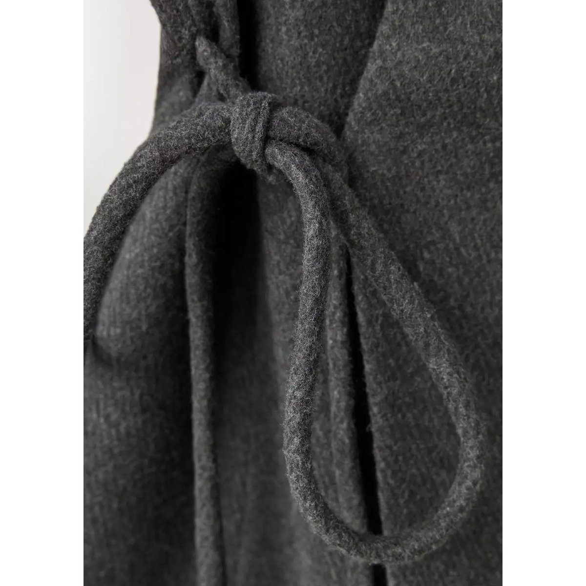 Veste droite à nœud gris anthracite, MANGO