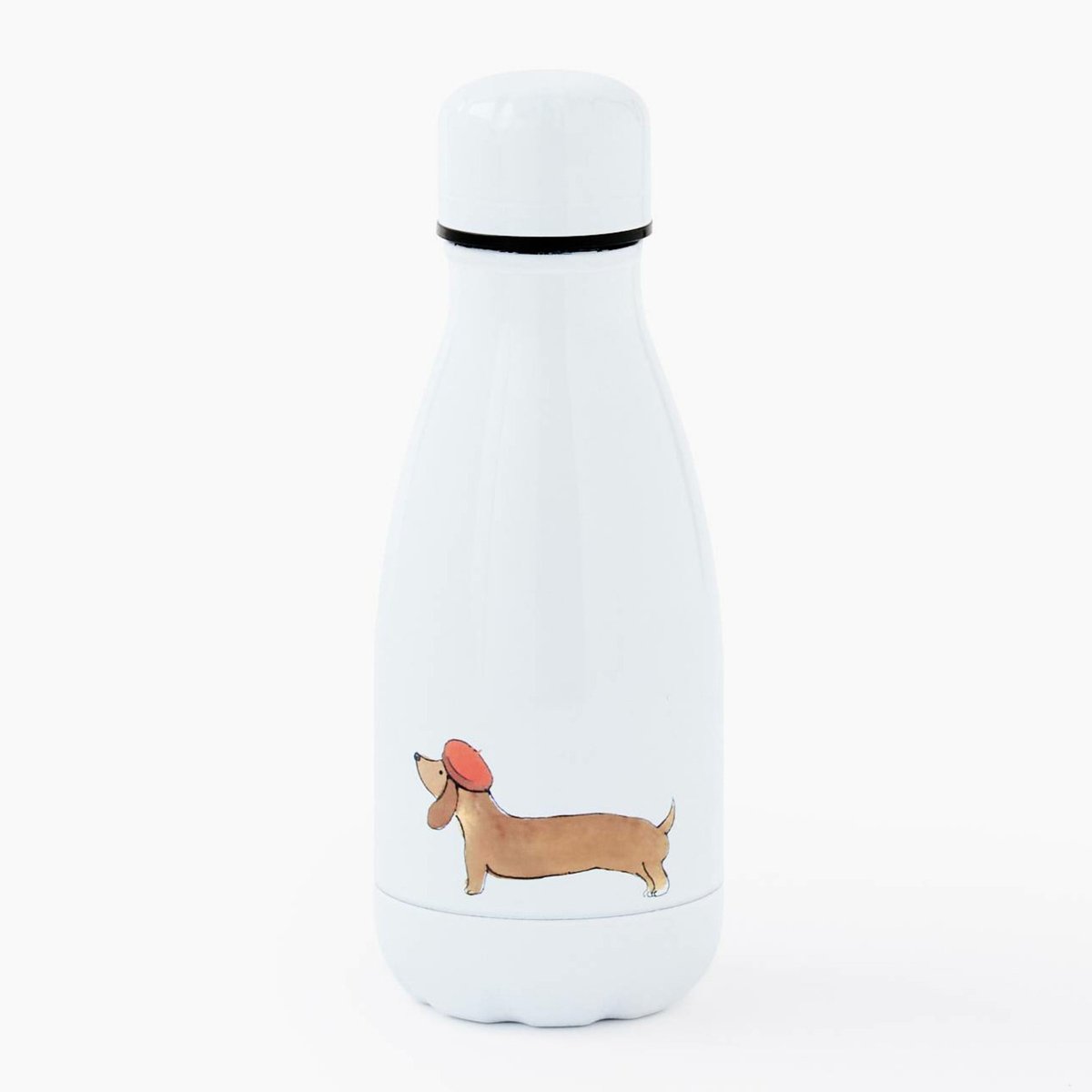 Bouteille isotherme finition imprimée, 260ml blanc, MONOPRIX