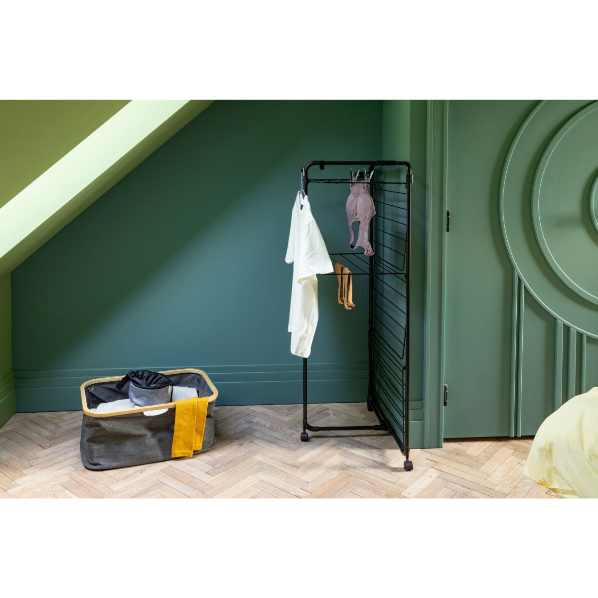 Etendoir à linge Tour Hang on 23M Noir couleur unique, BRABANTIA