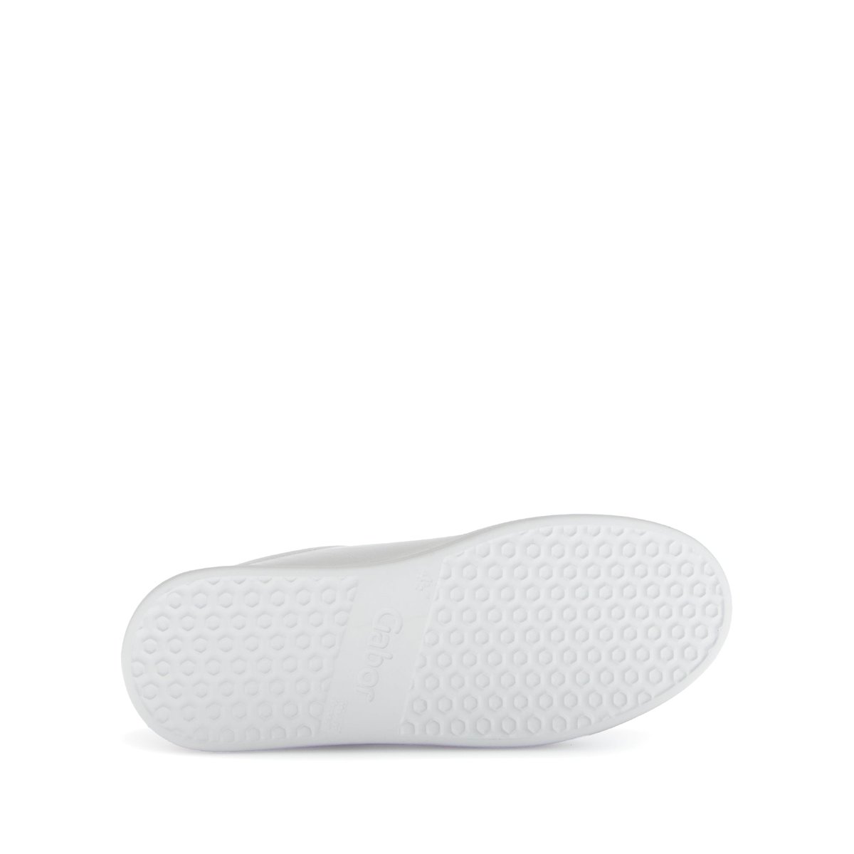 Baskets en cuir lisse à talon compensé blanc, GABOR