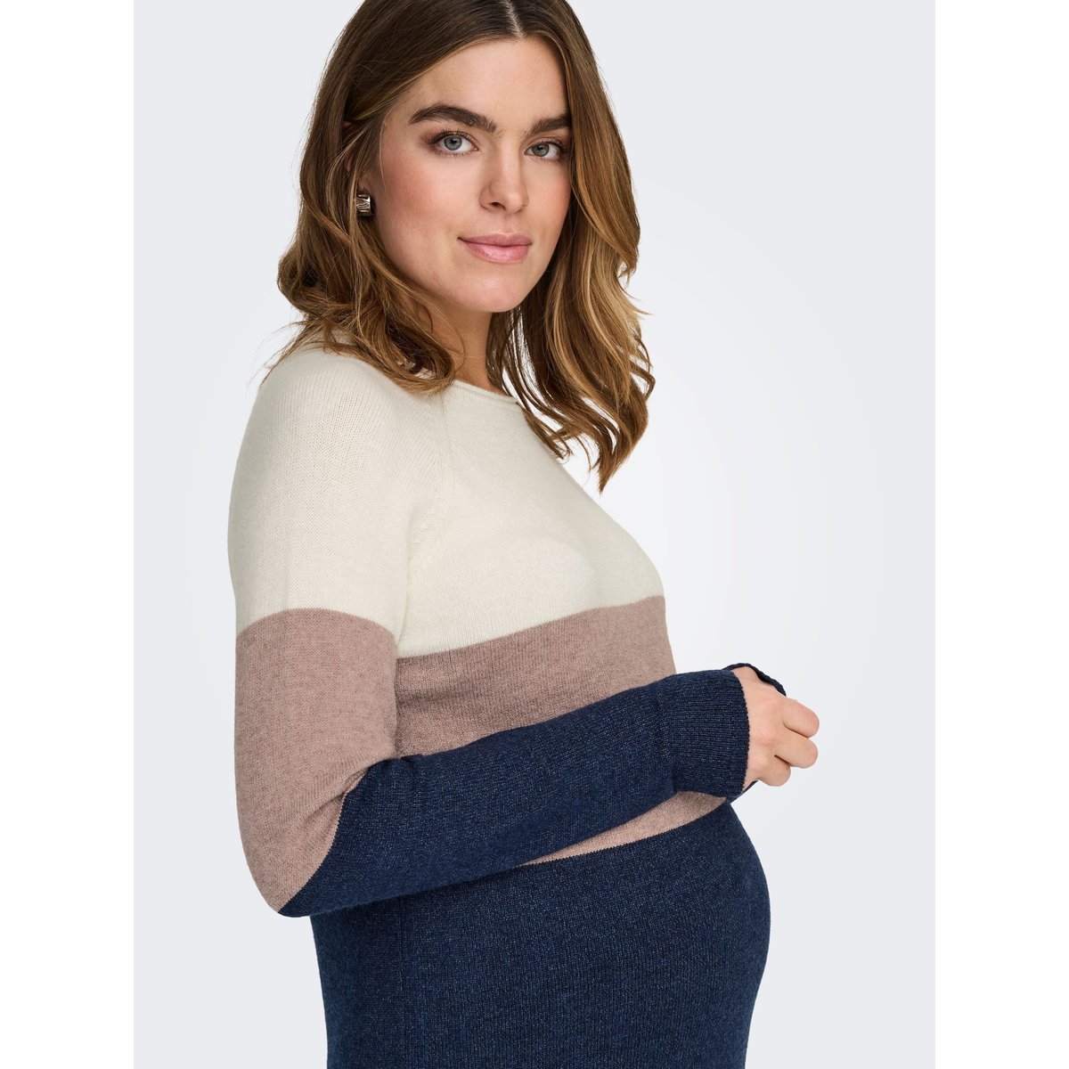 Robe En Maille whitecap gray, ONLY