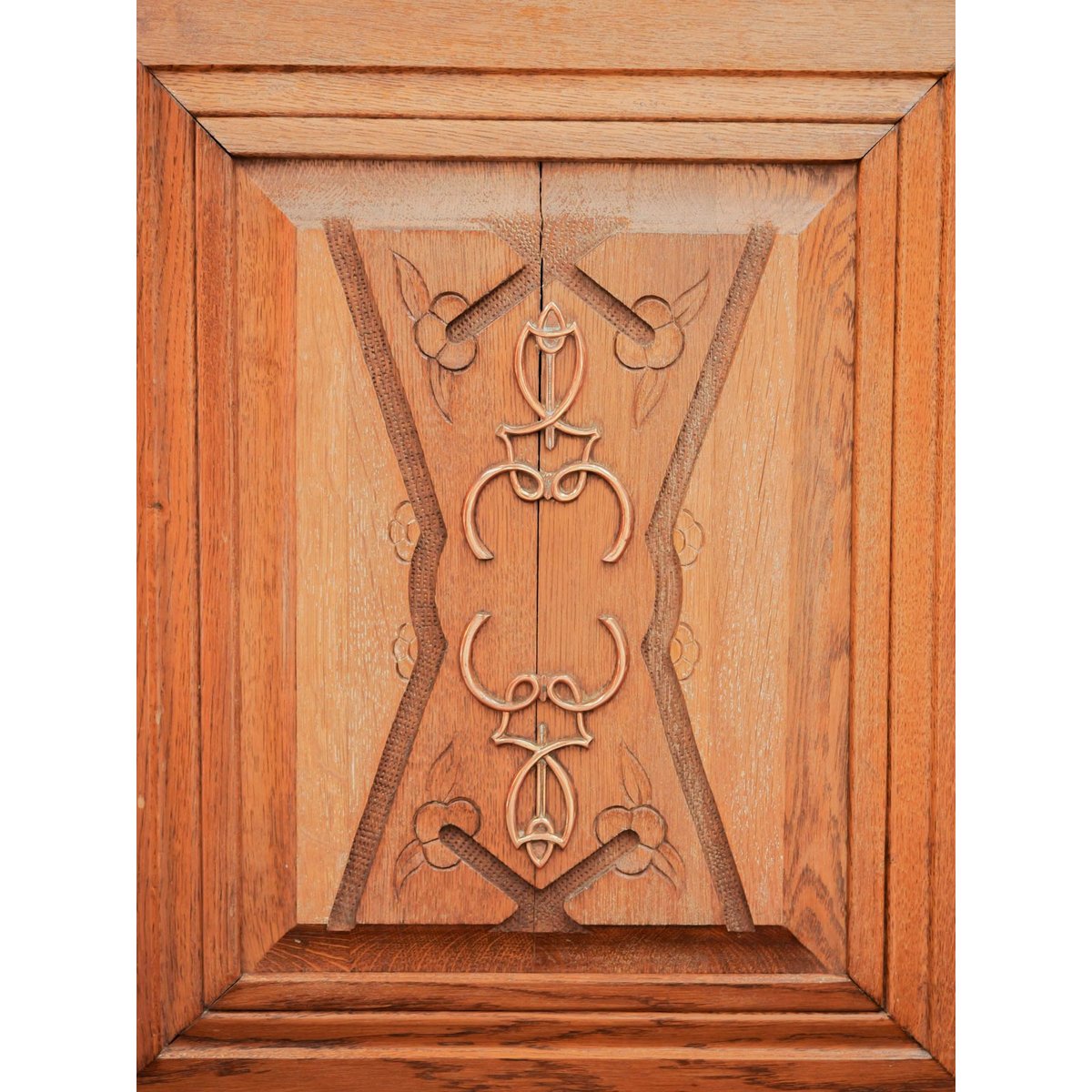 Grand buffet art déco Gilbert N°1680 - Bon état bois clair, DEBONGOUT