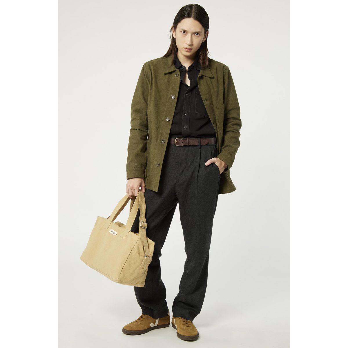 Sac de ville SAUVAL beige, RIVEDROITE