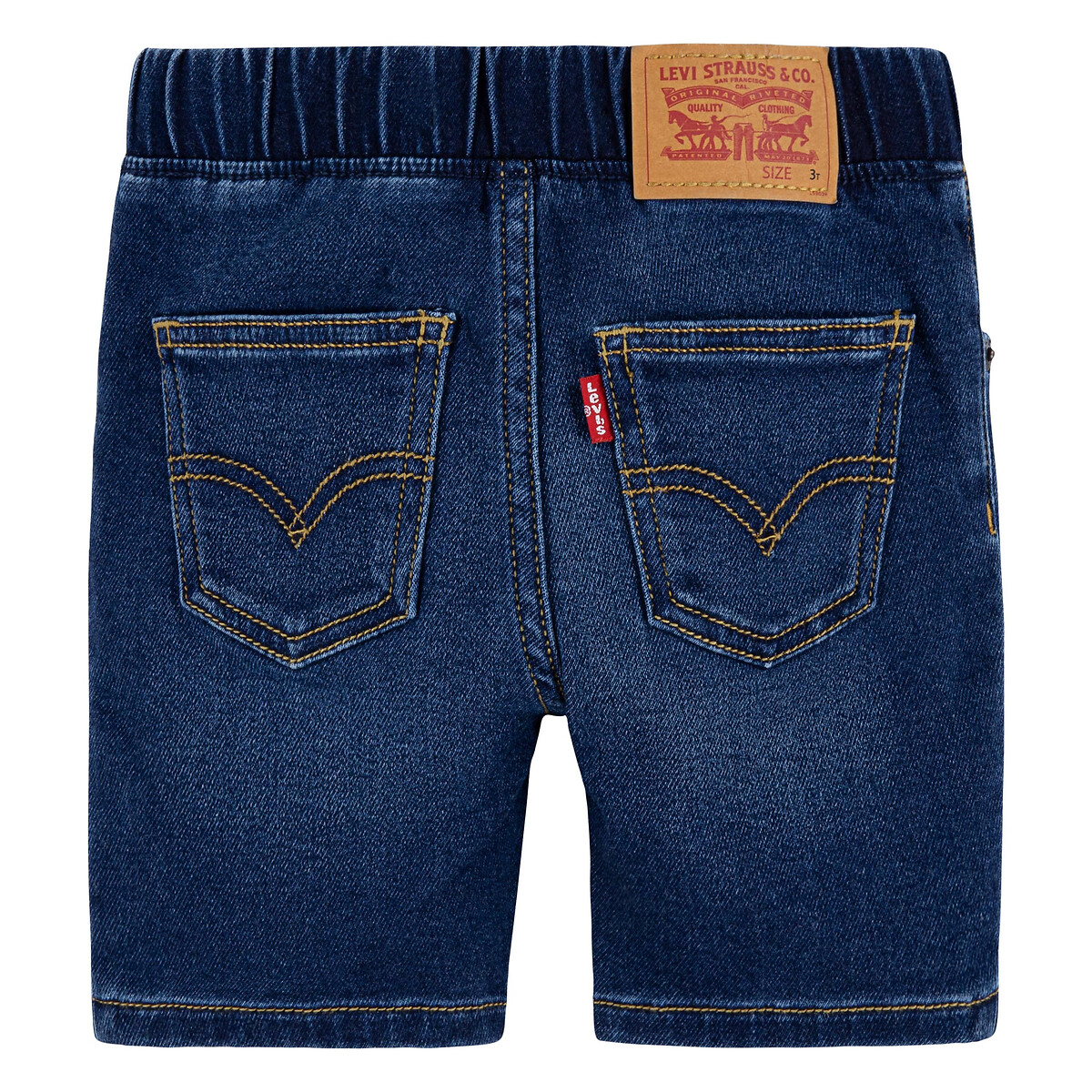 Short en jean, taille élastiquée 4-16 ans bleu brut denim, LEVI'S KIDS