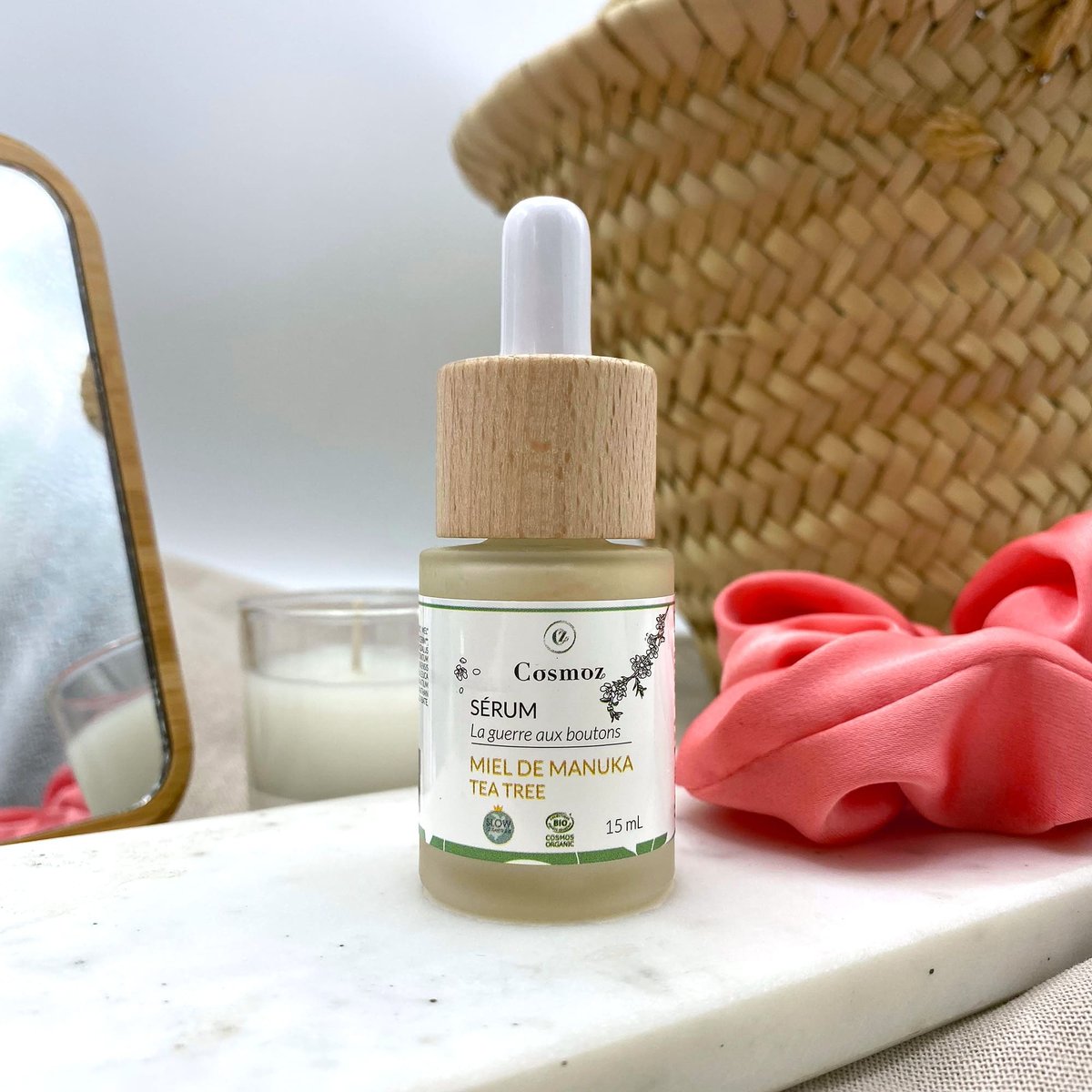 Sérum anti-imperfections contre l'acné au miel de Manuka couleur unique, COSMOZ