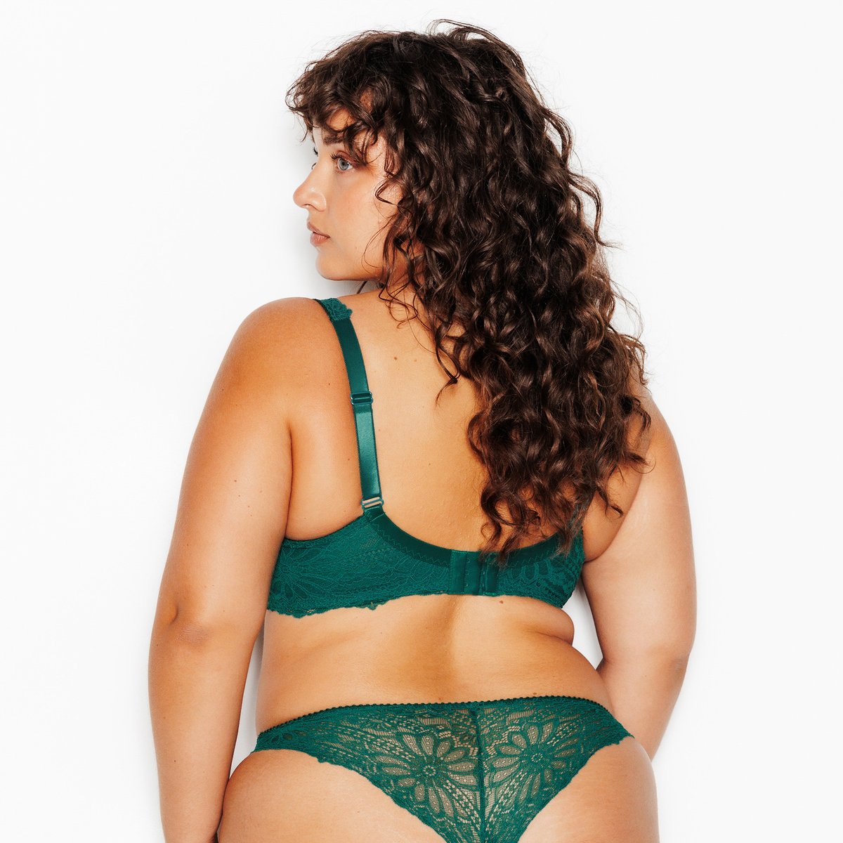 Tanga JANNEL vert fonce, ROUGEGORGE LINGERIE