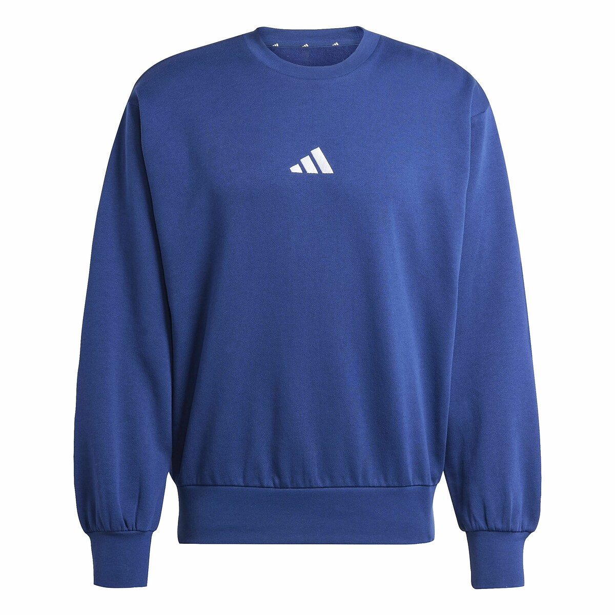 Sweater van molton Essentials Feelcozy blauw, ADIDAS SPORTSWEAR
