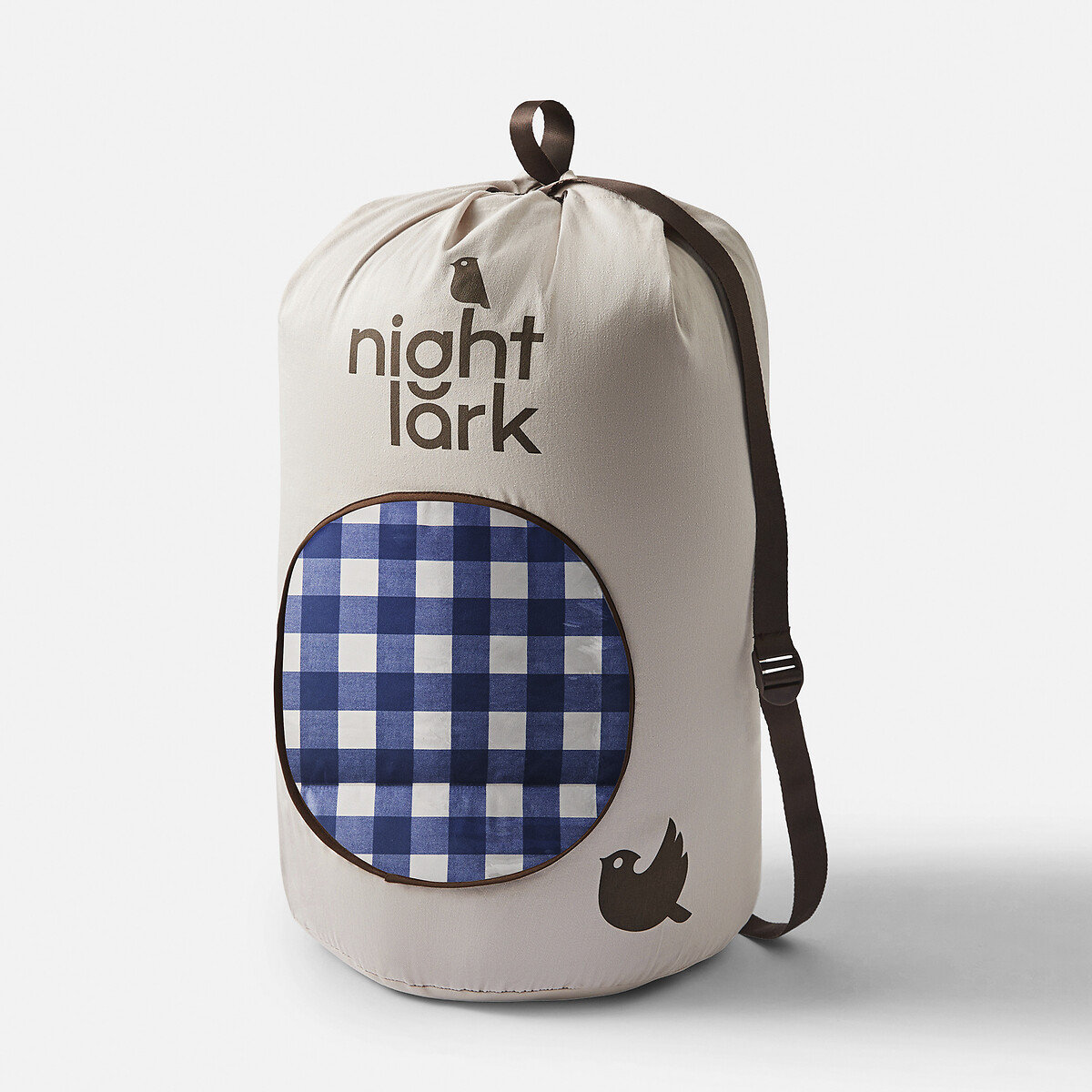 10.5 Tog Coverless Duvet Set Gingham navy, NIGHT LARK