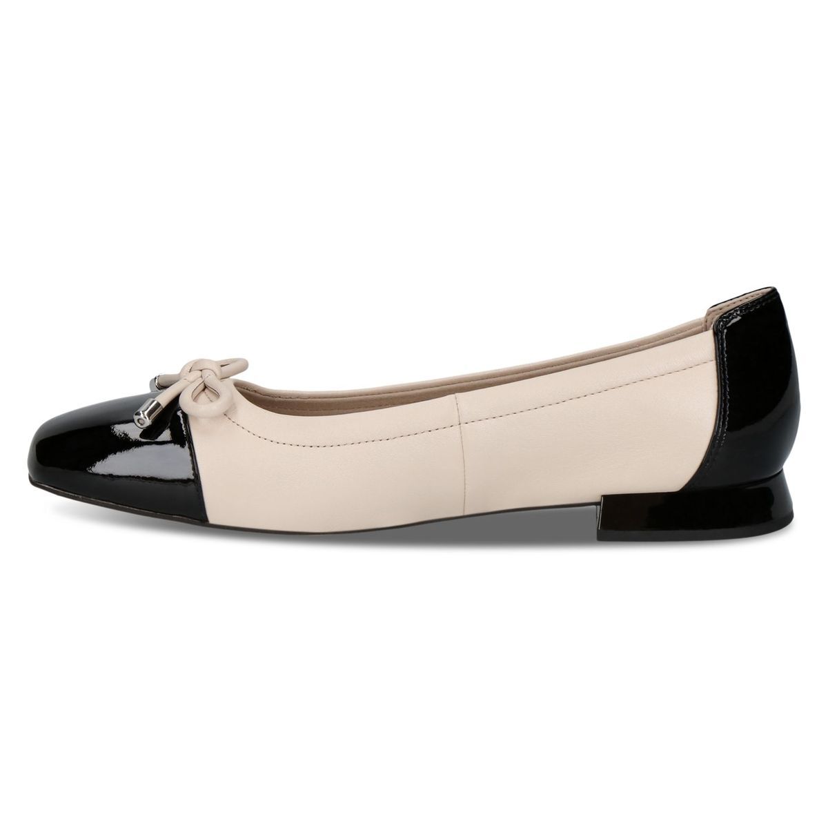 Ballerine en cuir multicolore sable métallique, CAPRICE