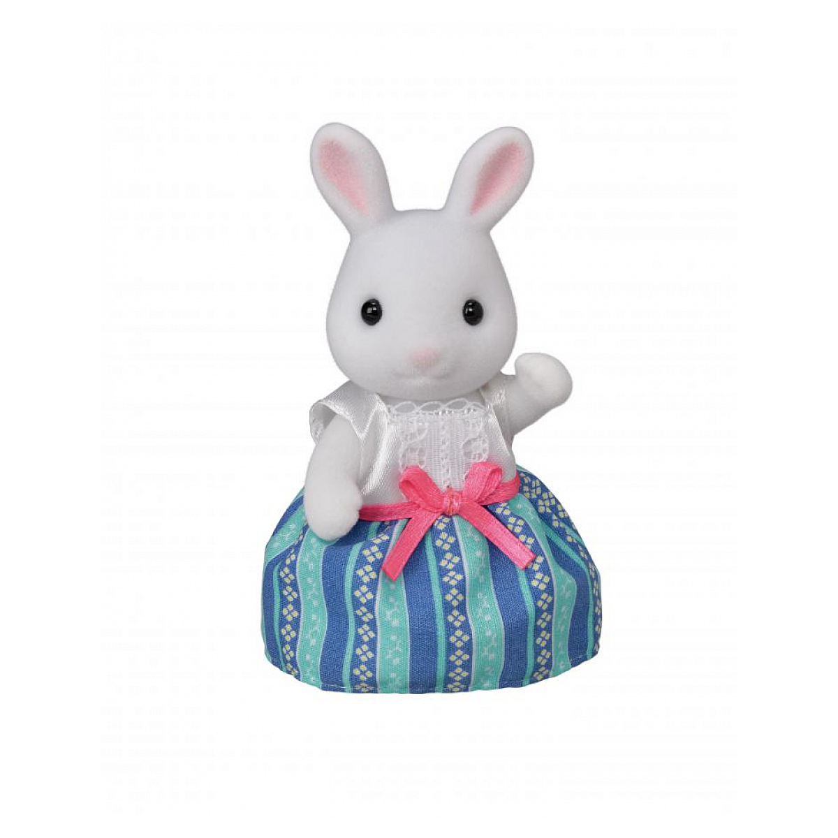 5641  La maman lapin neige et sa valise de weekend couleur unique, SYLVANIAN FAMILIES