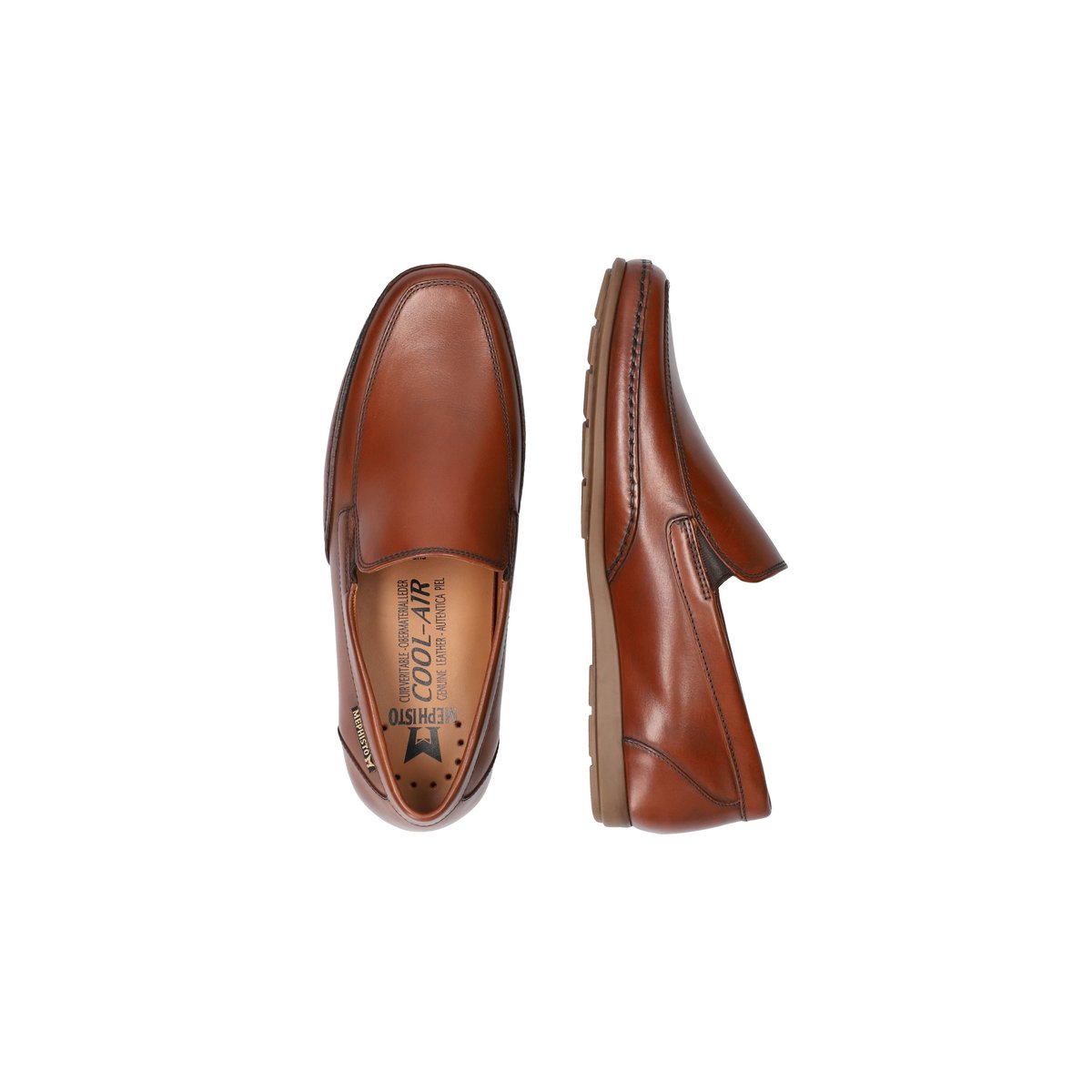Mocassins en cuir ANDREAS marron 5130, MEPHISTO