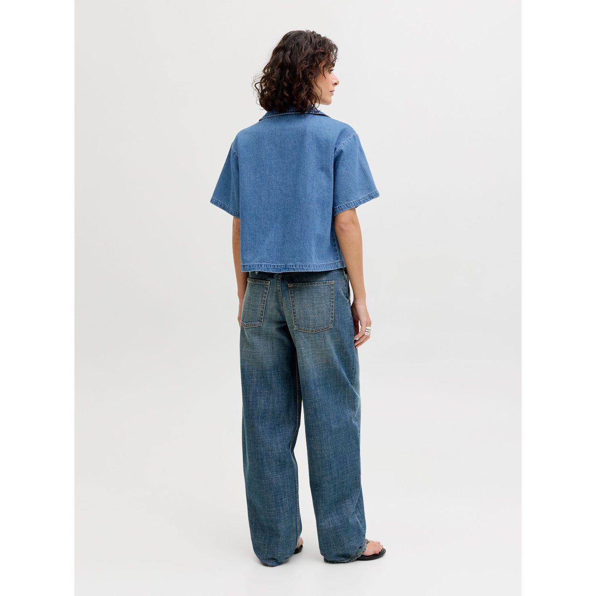 Chemise En Denim medium blue denim, JJXX